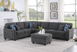 Leo - Woven Modular Sectional Sofa Comfort And Style - Furniture Home Direct