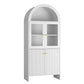 Modern Tech Inspired Dome Cabinet With LED Lighting - Furniture Home Direct