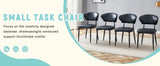 Dining Chairs Set Of 4 Modern PU Leather Metal Legs Black - Furniture Home Direct
