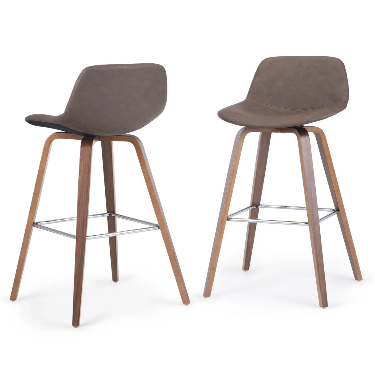 Randolph - Bentwood Multifunctional Counter / Bar Height Stool (Set of 2) - Furniture Home Direct