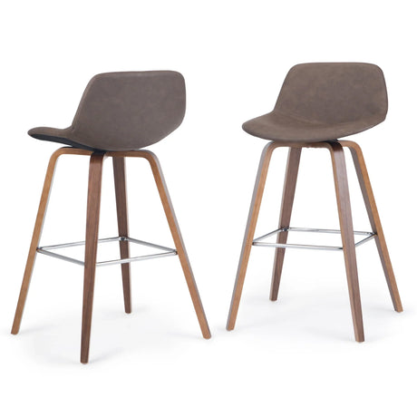 Randolph - Bentwood Multifunctional Counter / Bar Height Stool (Set of 2) - Furniture Home Direct