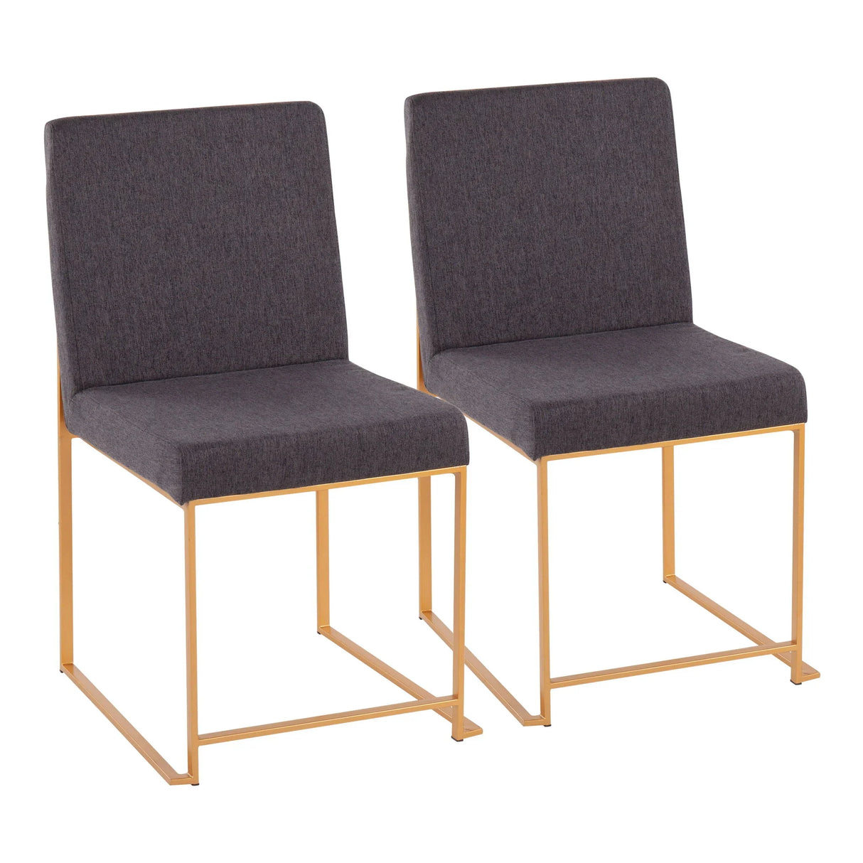 Fuji - Contemporary Stylish Frame, High Back Dining Chair (Set of 2) - Furniture Home Direct
