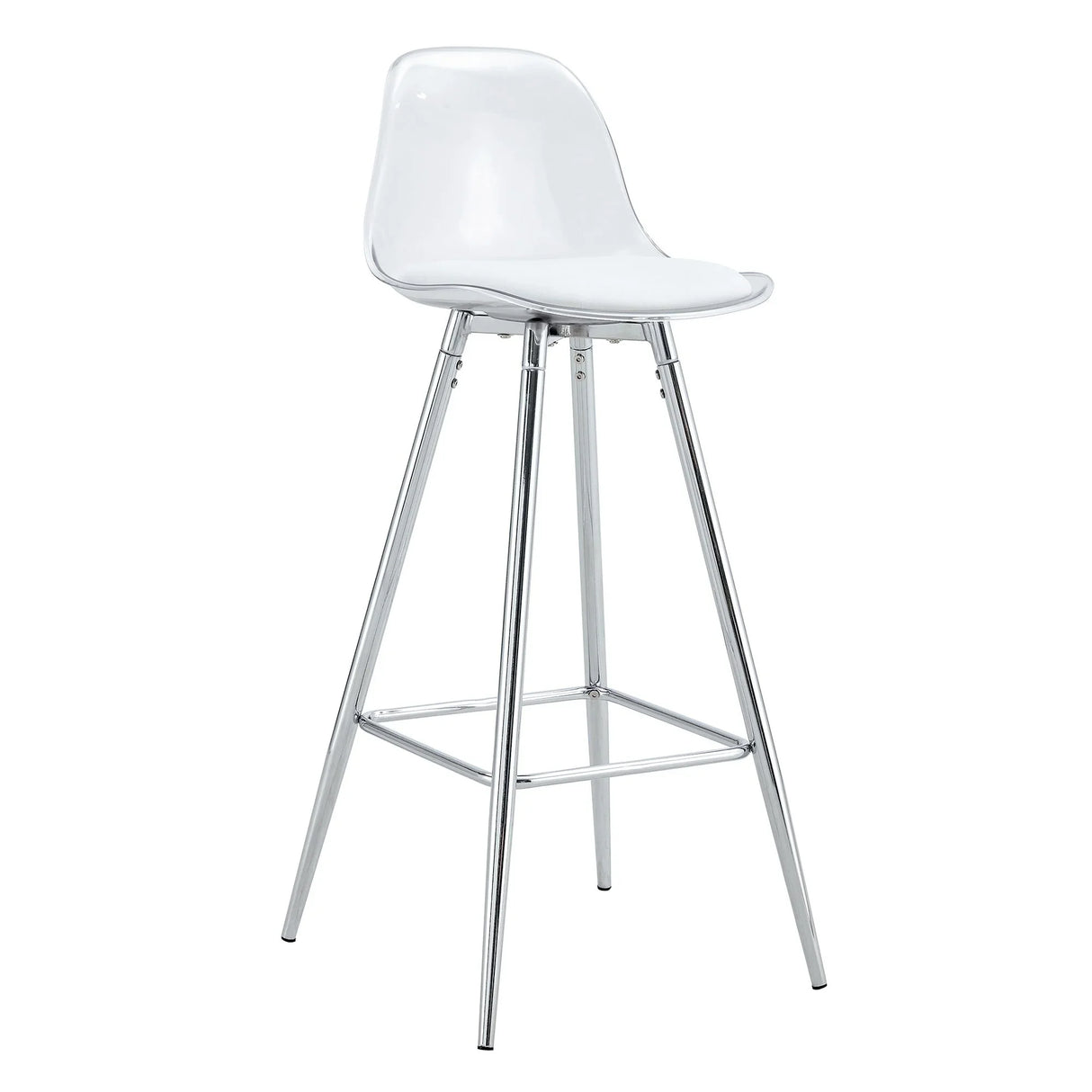 Stylish Upholstered Bar Chairs With Metal Leg - Furniture Home Direct