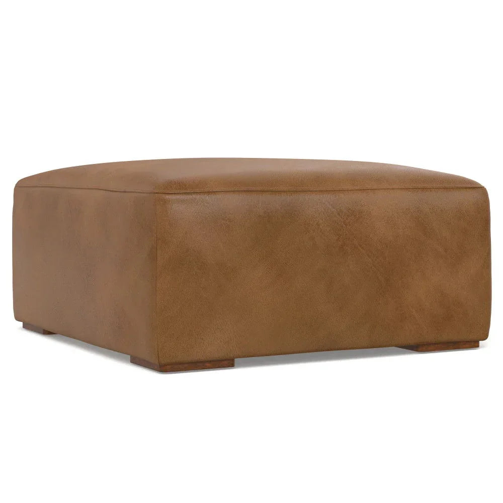 Rex - Handcrafted Sectional Sofa And Ottoman - Furniture Home Direct