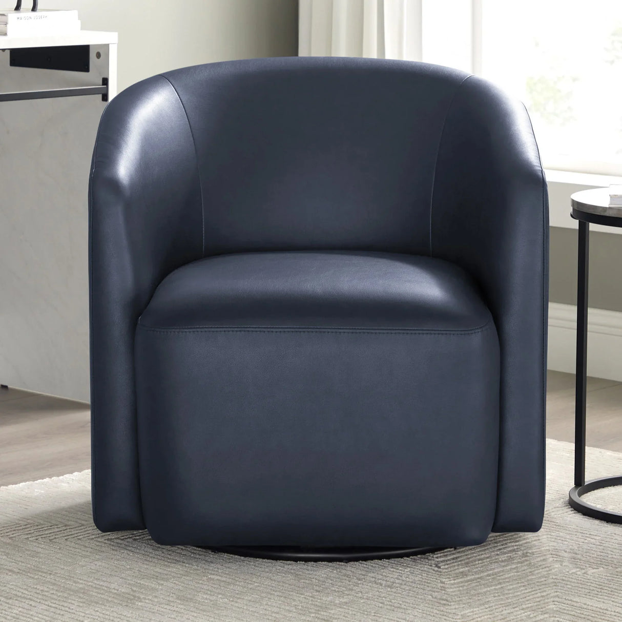 Ardena - Modern Swivel Barrel Chair - Furniture Home Direct