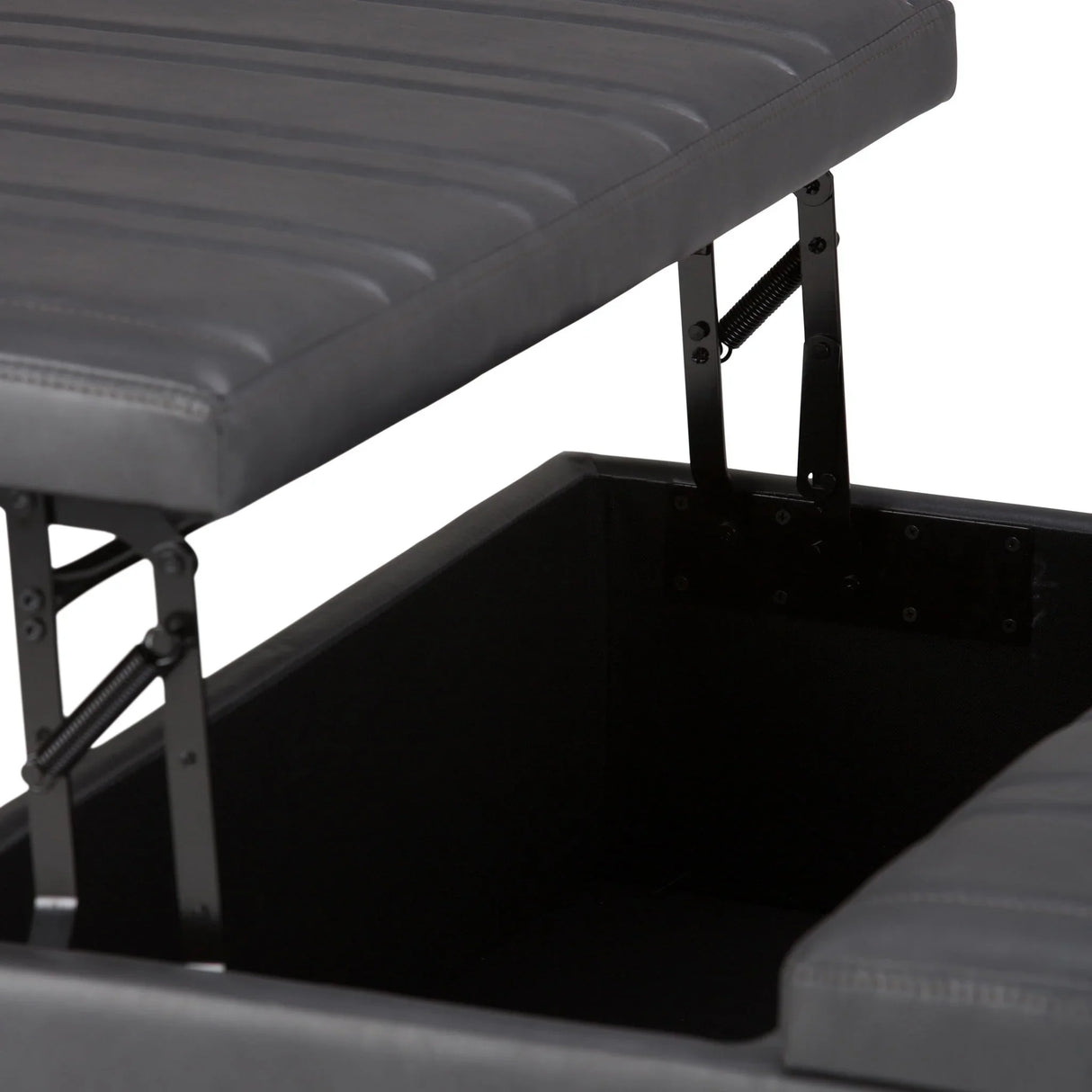 Ellis - Coffee Table Storage Ottoman Contemporary Design - Furniture Home Direct