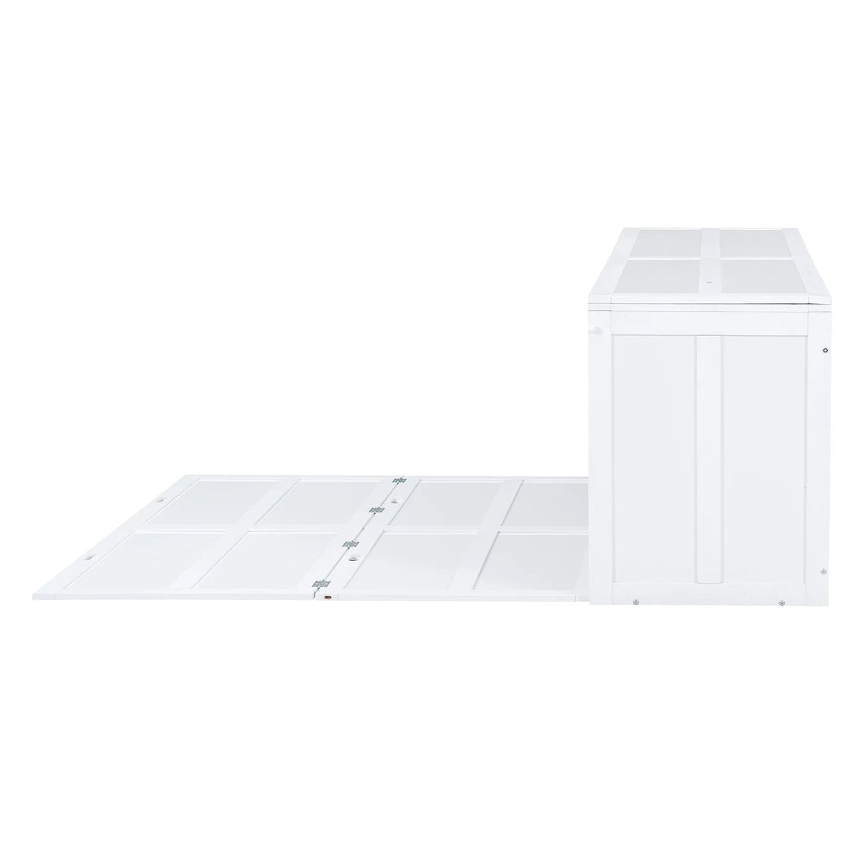 Modern Cabinet Bed With Desk and Storage - Queen Size - Furniture Home Direct