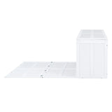 Modern Cabinet Bed With Desk and Storage - Queen Size - Furniture Home Direct