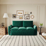 Pull Out Sofa Bed, 3 Seat Convertible Sleeper Sofa With 2 In 1 Pillow And Blanket Set - Furniture Home Direct