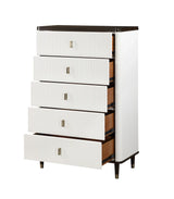 Carena - Chest - White / Walnut - Furniture Home Direct