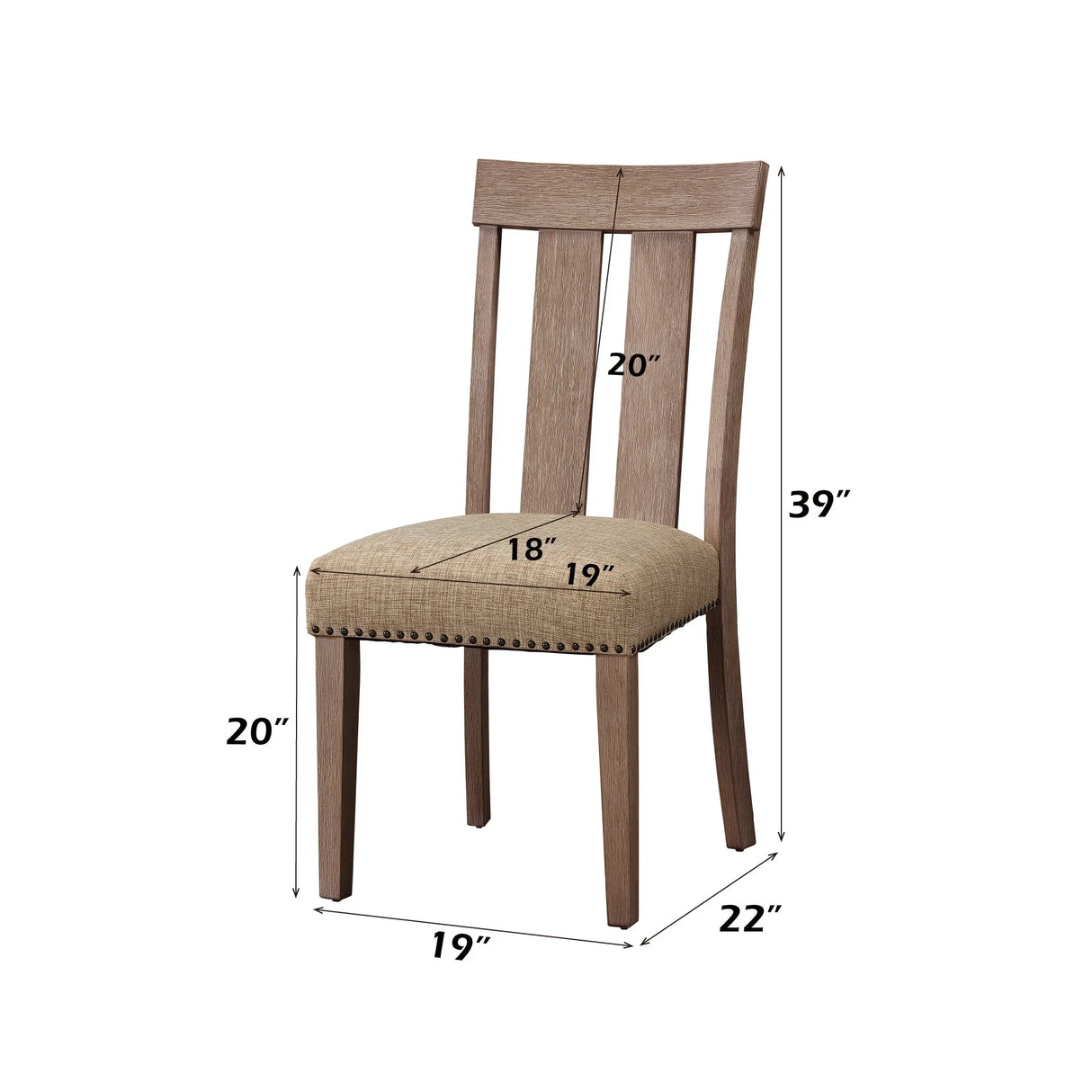 Nathaniel - Side Chair (Set of 2) - Maple - Furniture Home Direct