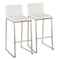 Mason Mara - Contemporary Fixed Height Barstool (Set of 2) - Furniture Home Direct