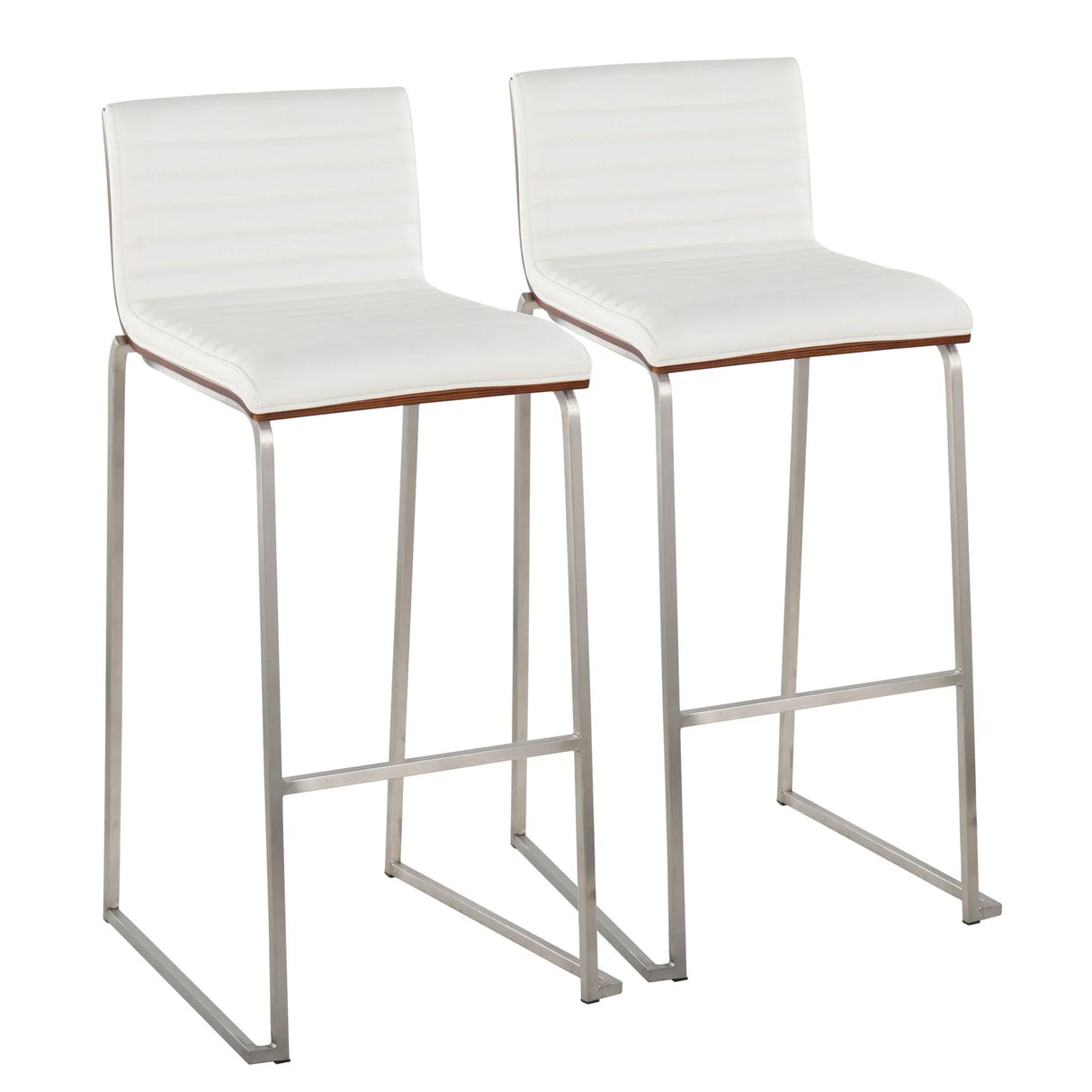 Mason Mara - Contemporary Fixed Height Barstool (Set of 2) - Furniture Home Direct