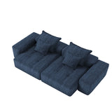 Modern Oversized Diy Combination Modular Sectional Sofa With Pillows - Furniture Home Direct
