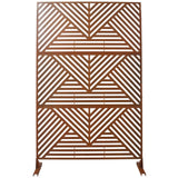 Freestanding Outdoor & Indoor Freestanding Metal Privacy Screen - Furniture Home Direct