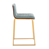 Mason Mara - Contemporary Design Fixed Height Counter Stool (Set of 2) - Furniture Home Direct