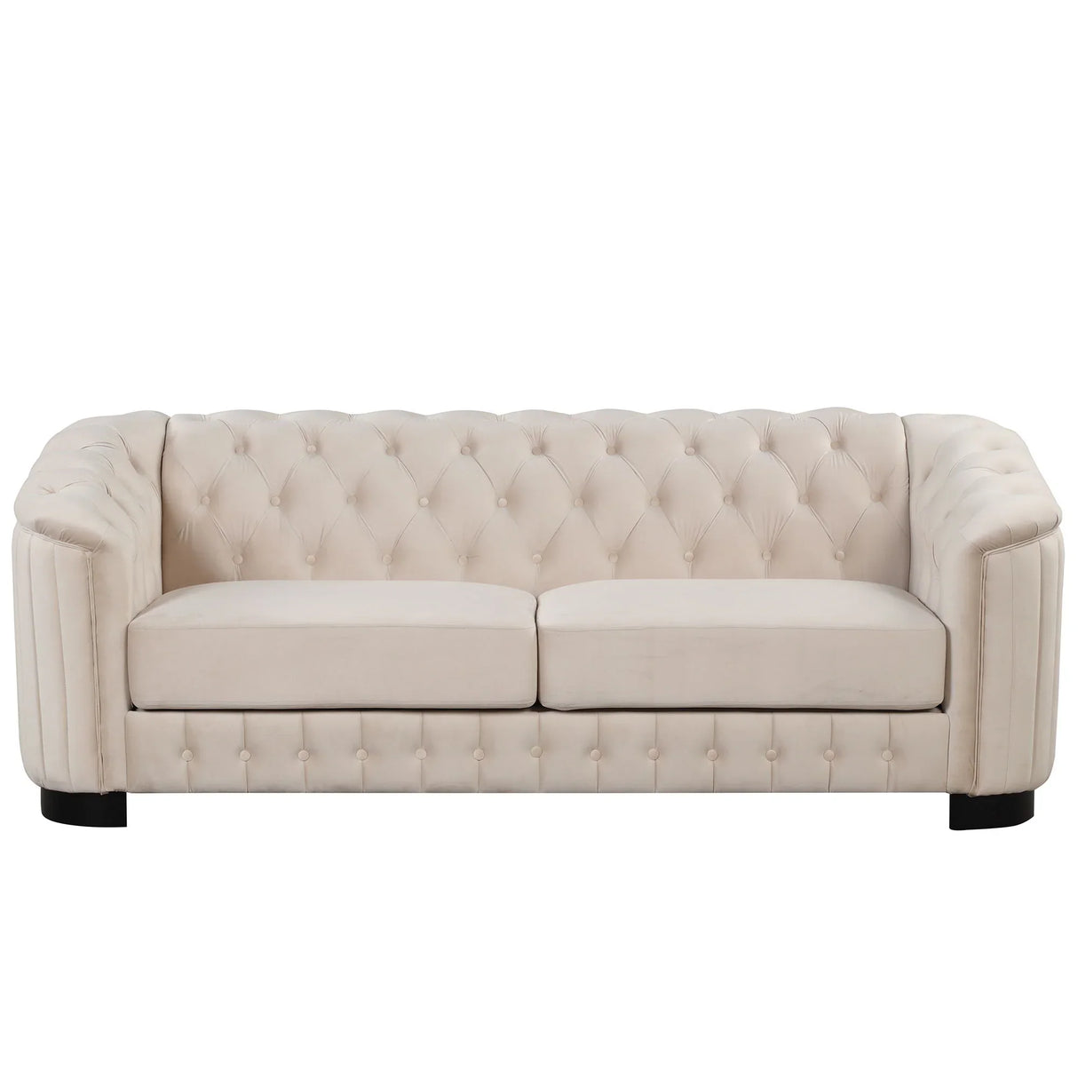 Sofa With Thick Removable Seat Cushion, 3 Seater - Furniture Home Direct