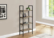 Bookshelf, Bookcase, 4 Tier, Office, Bedroom, Contemporary, Modern - Furniture Home Direct