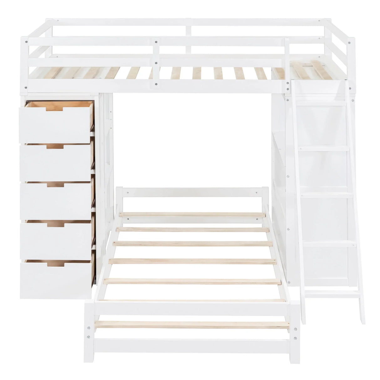 Bunk Bed With LED Light And USB Ports - Furniture Home Direct