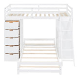 Bunk Bed With LED Light And USB Ports - Furniture Home Direct