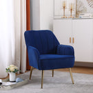 Modern Mid-Century Chair Tufted Sherpa Armchair For Living Room Bedroom Office
