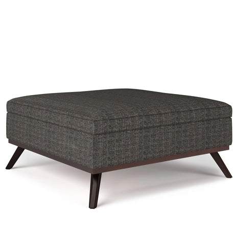 Owen - Multifunctional Square Coffee Table Storage Ottoman - Furniture Home Direct