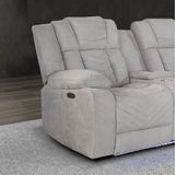 Raize Power Sectional - Ash - Furniture Home Direct