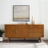 Mid-Century Modern Minimalist 2 Door Sideboard - Furniture Home Direct