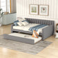 Upholstered Daybed With Slat Support - Furniture Home Direct