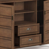 Burlington - Handcrafted Tall TV Media Stand - Furniture Home Direct