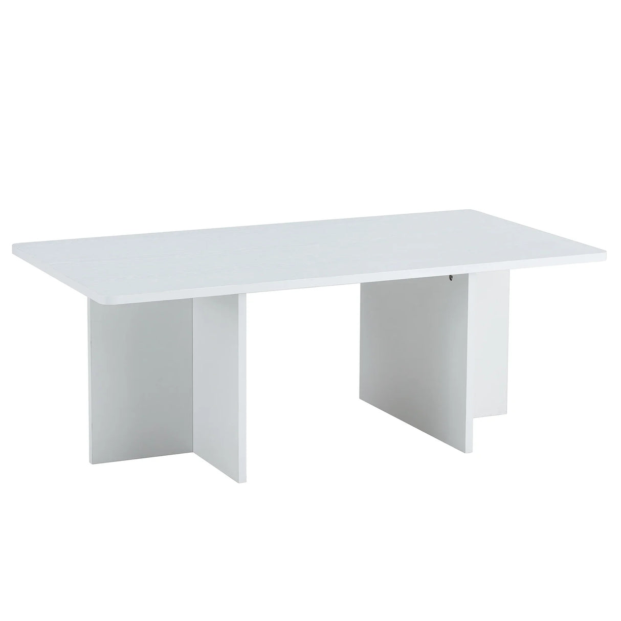 Coffee Table With X Leg Design For Living Room White - Furniture Home Direct