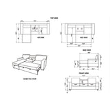 Territory - Pull Out Sofa Bed - Furniture Home Direct