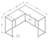 Corner Accent Console Table For Entryway, Unique L-Shaped Design - Furniture Home Direct