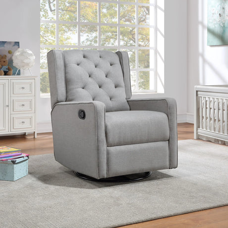 Milah - Gliding Swivel Recliner Tufted - Furniture Home Direct