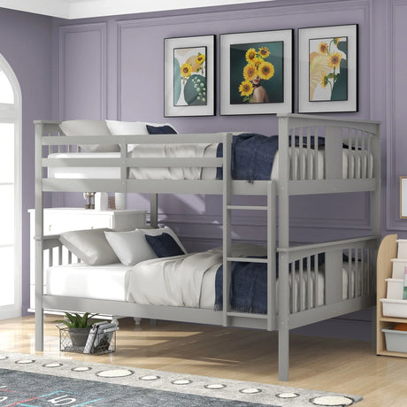Bunk Bed With Ladder For Bedroom, Guest Room Furniture - Furniture Home Direct