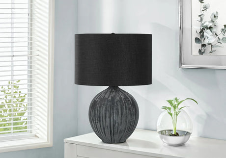 Lighting, Table Lamp, Ceramic, Contemporary - Black - Furniture Home Direct