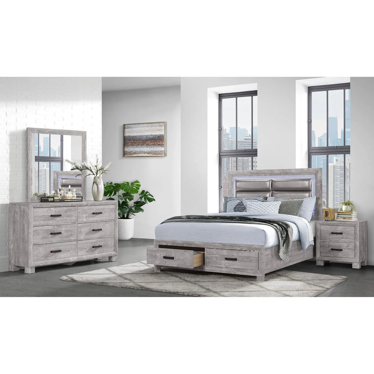 Rover - Dresser - Gray - Furniture Home Direct