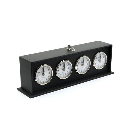 Modern & Decorative Tabletop Time Zone Desk Clock - Furniture Home Direct