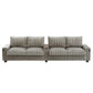 Modern 4 Seater Corduroy Sofa Couch With USB Ports And Hidden Storage - Furniture Home Direct