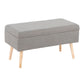Versatile Storage Contemporary Bench - Furniture Home Direct