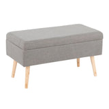 Versatile Storage Contemporary Bench - Furniture Home Direct