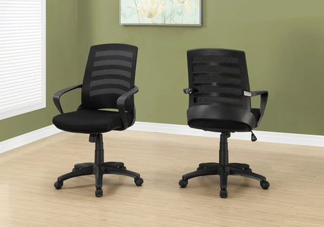 Office Chair, Adjustable Height, Swivel, Ergonomic, Armrests - Furniture Home Direct