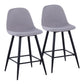 Pebble - Mid Century Casual Comfort Modern Counter Stool (Set of 2) - Furniture Home Direct