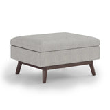 Owen - Upholstered Rectangular Storage Ottoman - Furniture Home Direct