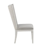 Katia - Side Chair (Set of 2) - Gray / White - Furniture Home Direct