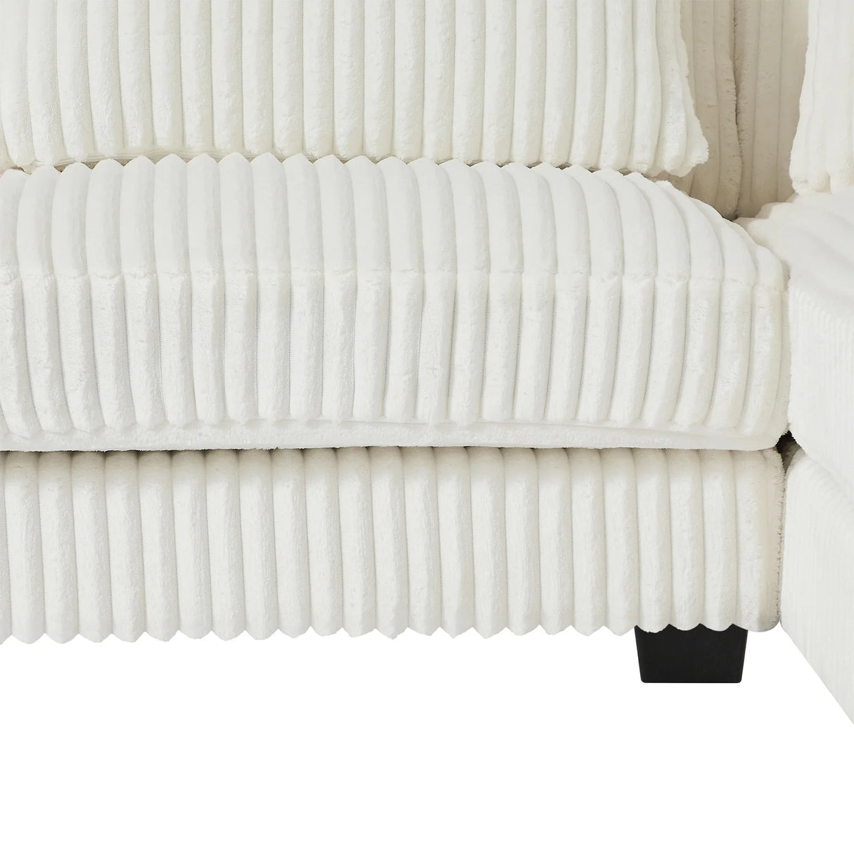 Sectional Sofa U Shaped Oversized With Chaise Beige - Furniture Home Direct