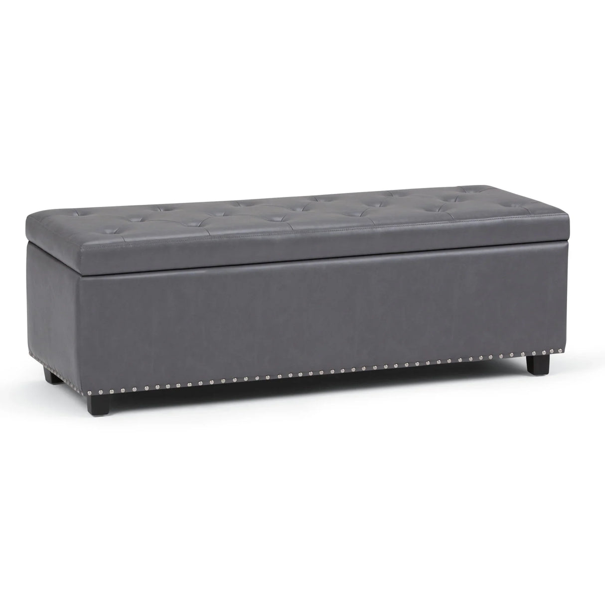Hamilton - Upholstered Storage Ottoman - Furniture Home Direct