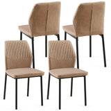 Dining Chairs Living Room Chair Modern Kitchen Armless Side Chair With Metal Legs - Furniture Home Direct