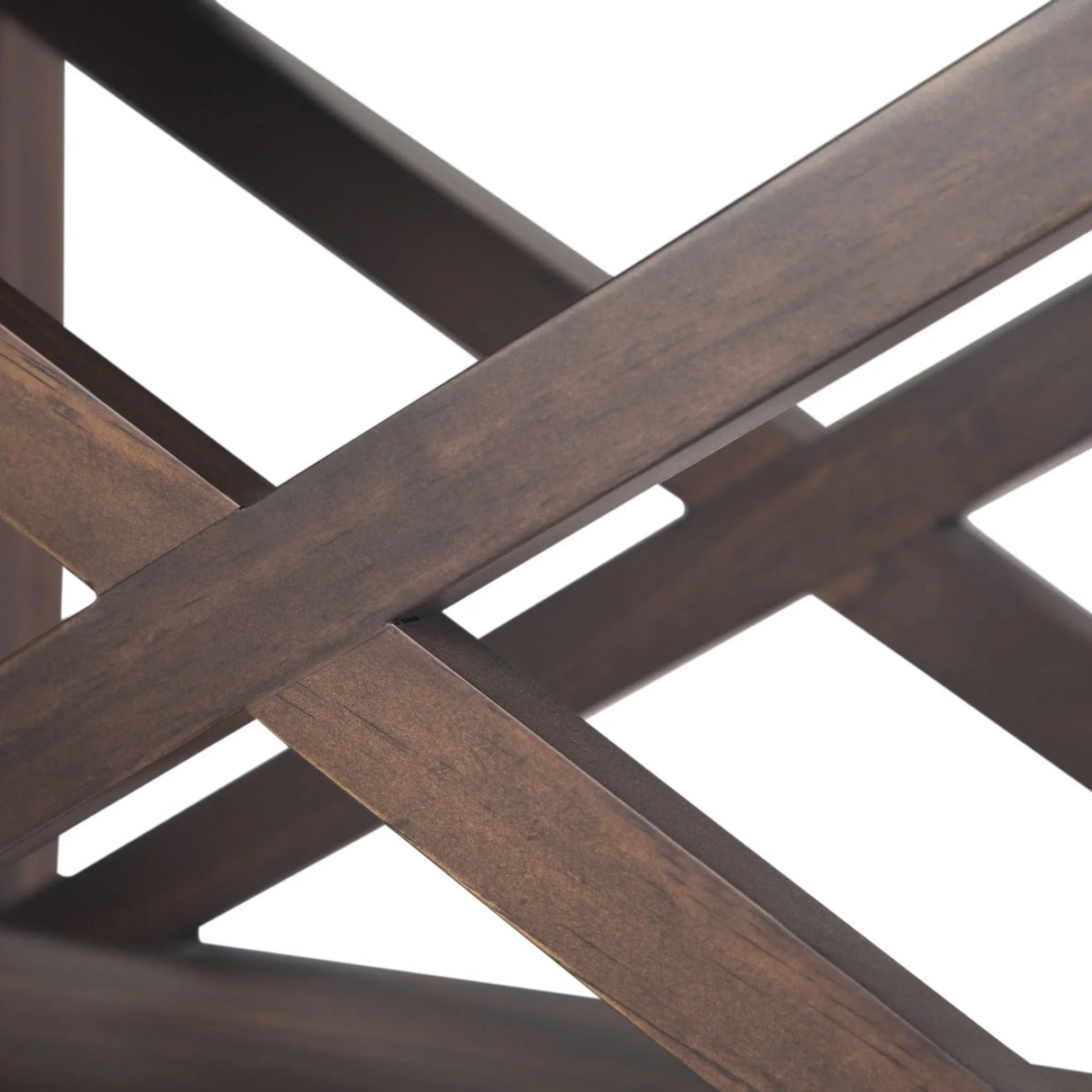 Kitchener - Narrow Side Table - Warm Walnut Brown - Furniture Home Direct