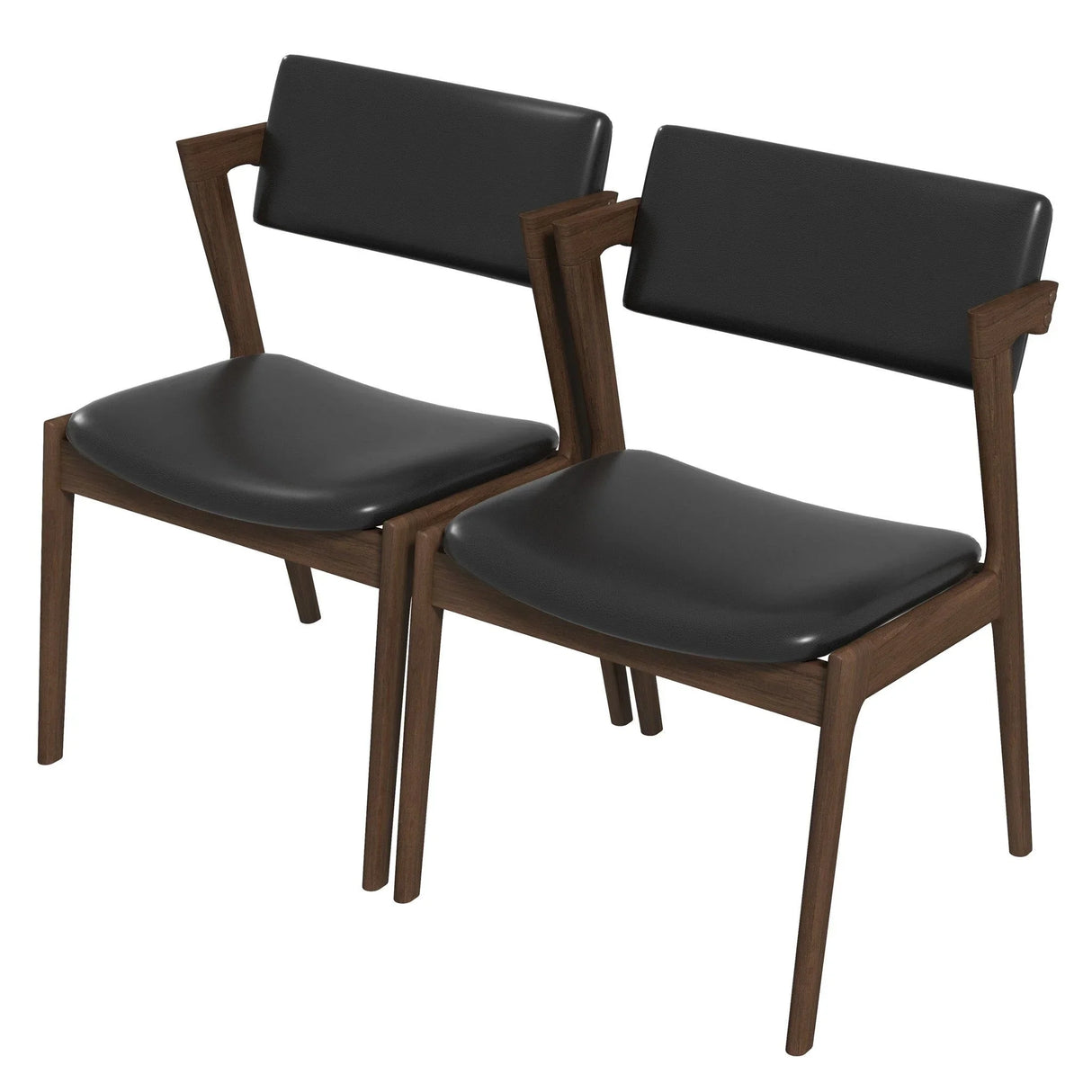 Edwin - Mid-Century Modern Dining Chair (Set of 2) - Furniture Home Direct
